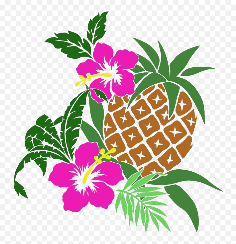 Hawaiian Luau Aloha Flower Png File - Transparent Luau Clipart Emoji,Aloha Png
