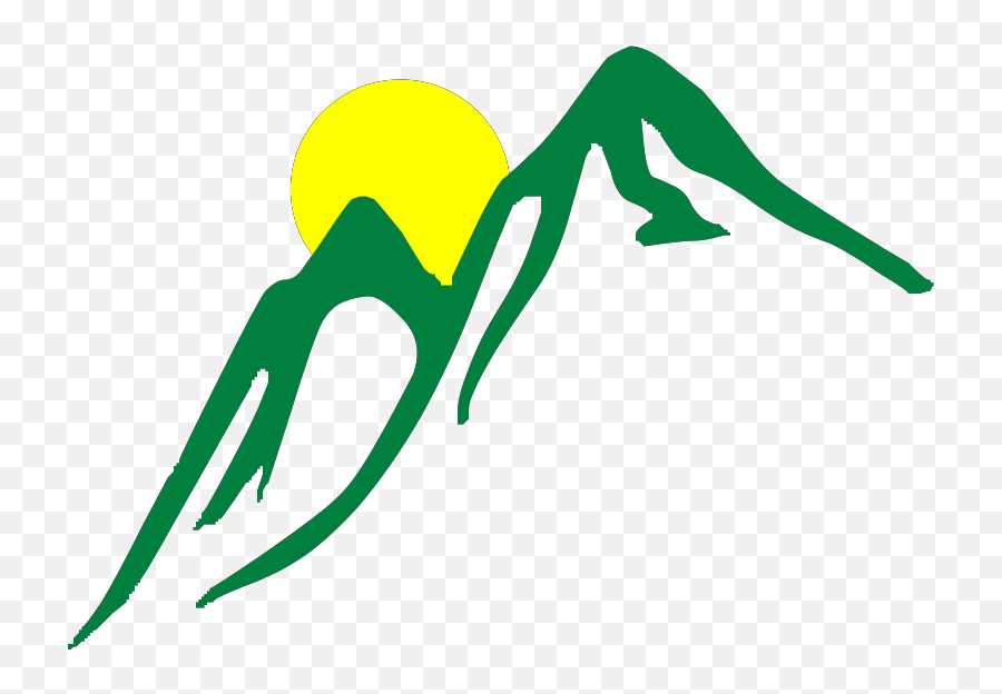 Mountain Sunrise Clip Art At Clker - Mountain With Sun Clip Art Emoji,Sunrise Clipart