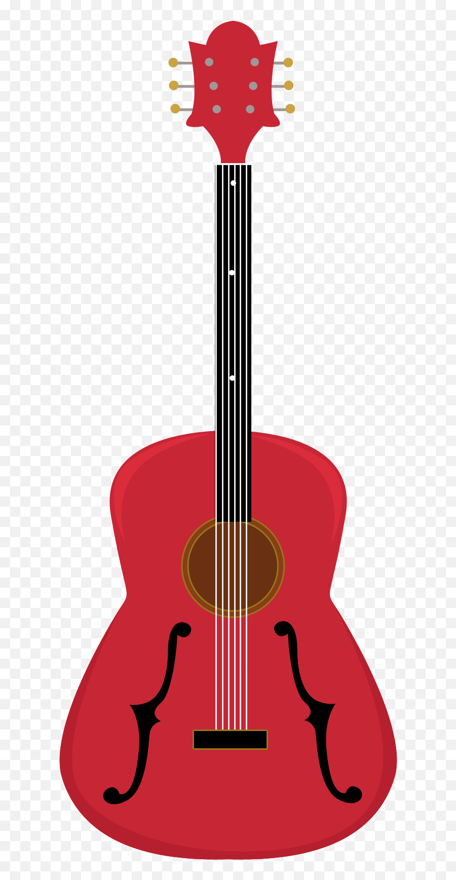 Pink Guitar Clipart Png Image With No Emoji,Musician Clipart