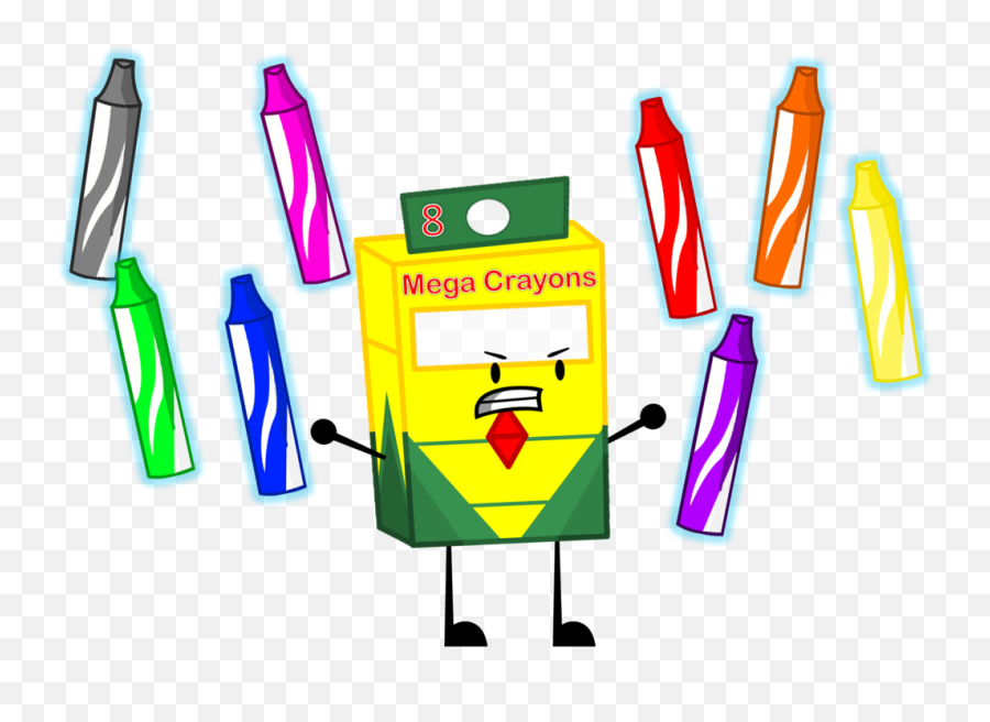 Crayons Clipart Box - Clipart Crayons Box For 10 Emoji,Crayons Clipart