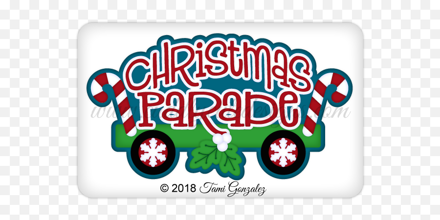 Christmas - Clip Art Santa Parade Emoji,Christmas Parade Clipart