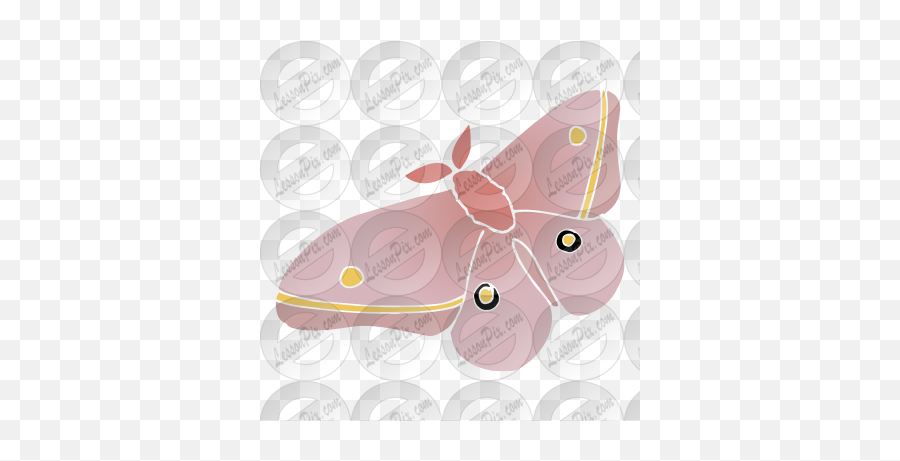 Moth Stencil For Classroom Therapy - Arthropod Emoji,Moth Clipart