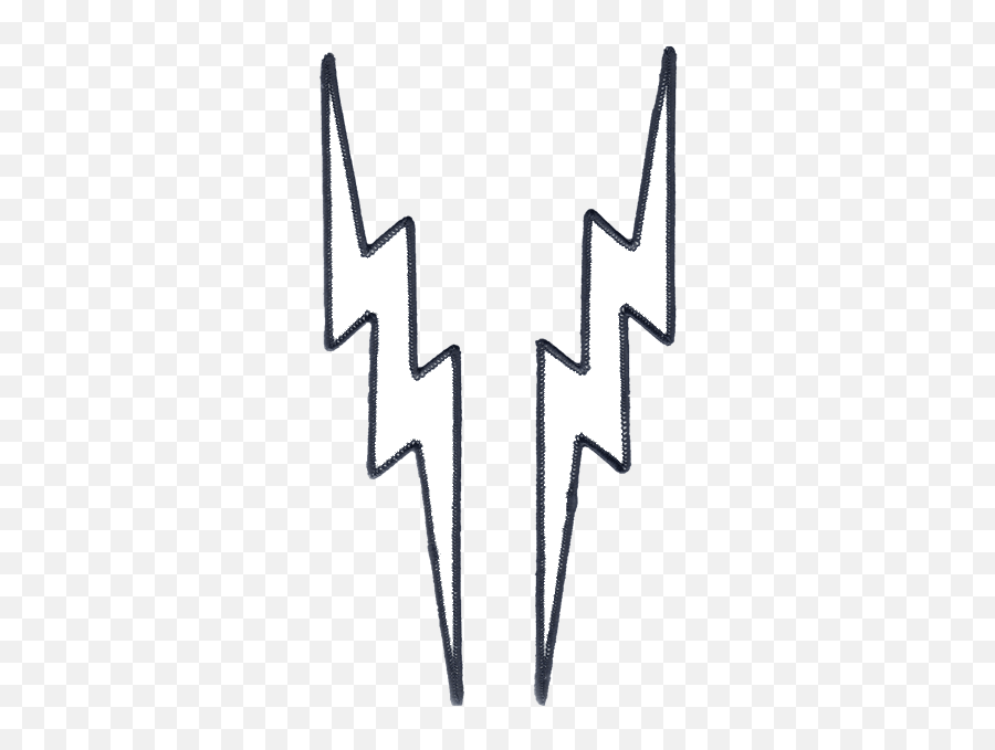 Lightning Bolt Black And White Png Emoji,White Lightning Png