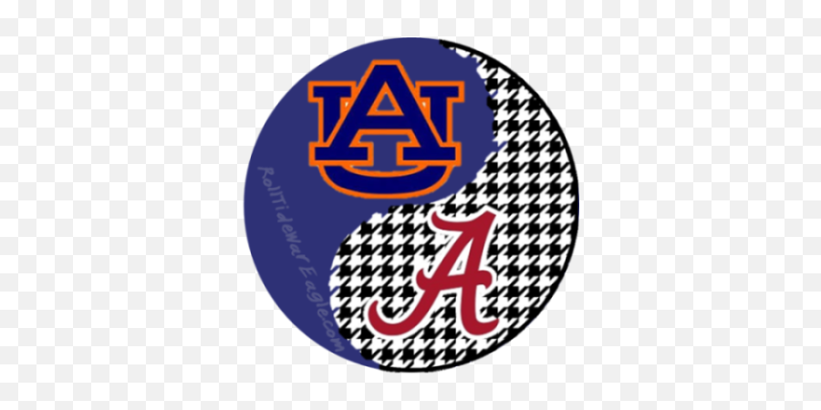 Iron Bowl 2014 Yin Yang Of College Football Emoji,Auburn Football Logo