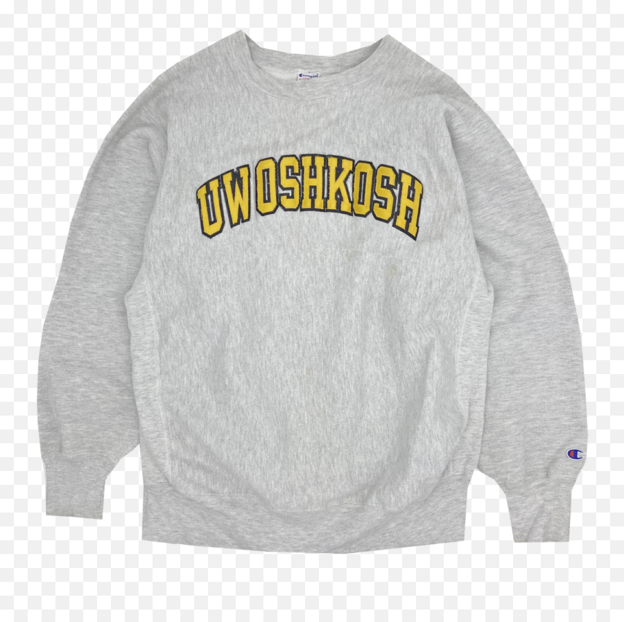 Vintage 90u0027s University Of Wisconsin Uwoshkosh Champion Sweatshirt Emoji,90's Png