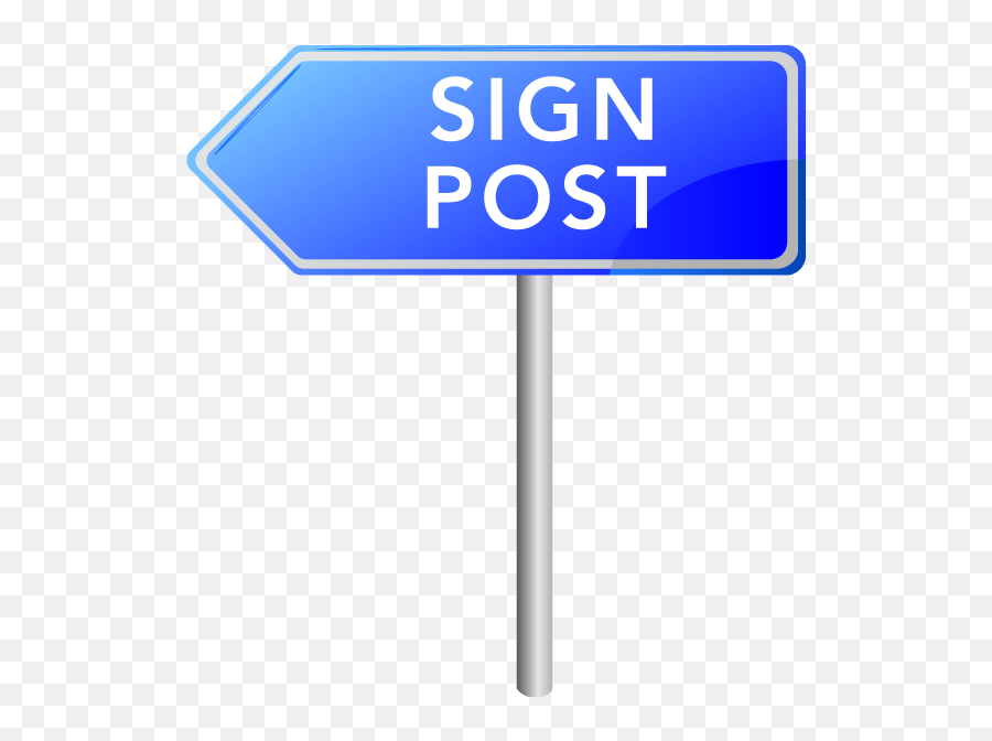 Download Sign Post Software - Post Traffic Sign Transparent Emoji,No Sign Transparent