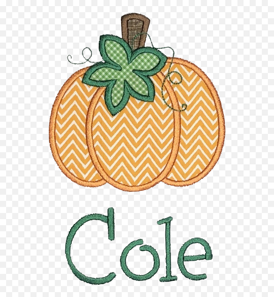 Thanksgiving Fall - Pumpkin Applique Design Personalized Emoji,Pumpkin Monogram Clipart