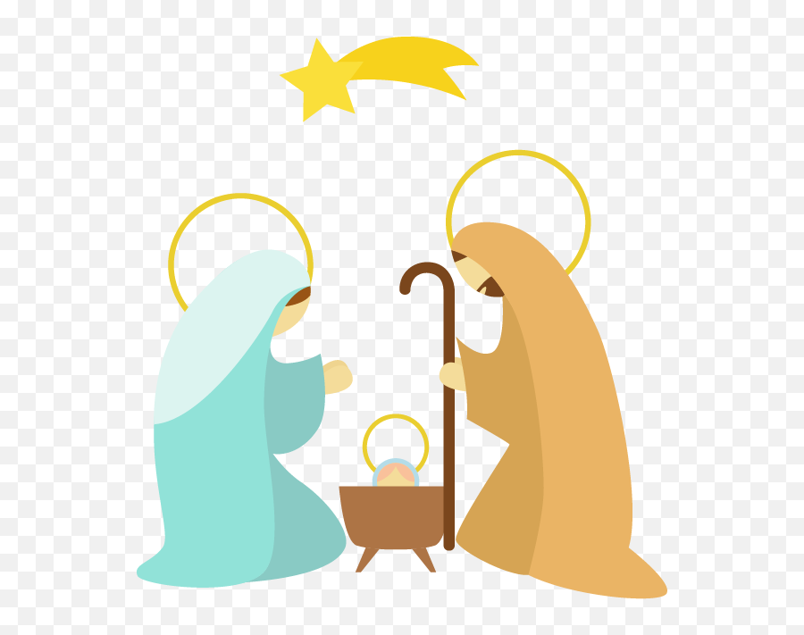 Christmas Clip Art - Nativity Day Png Download 594630 Emoji,Nativity Clipart Free
