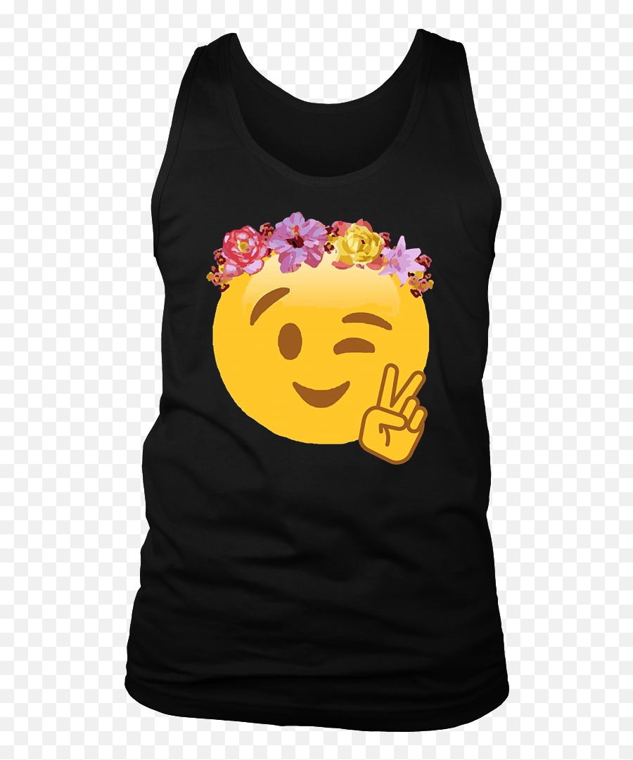Download Peace Emoji Laughing Flower Crown T - Shirt Hippie,Peace Sign Emoji Png