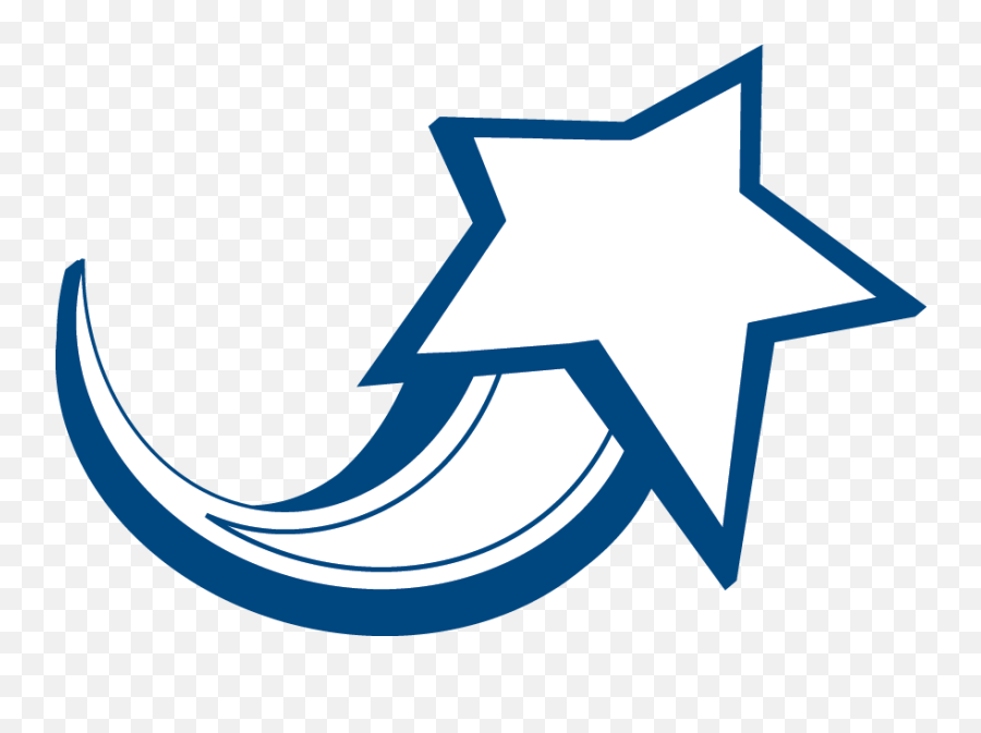 Blue Shooting Star Png Clipart - Shooting Star Stars Cartoon Emoji,Shooting Star Png