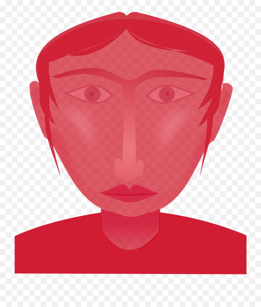 Graphic Image Of A Womanu0027s Face In Red Free Image Download Emoji,Woman Face Png