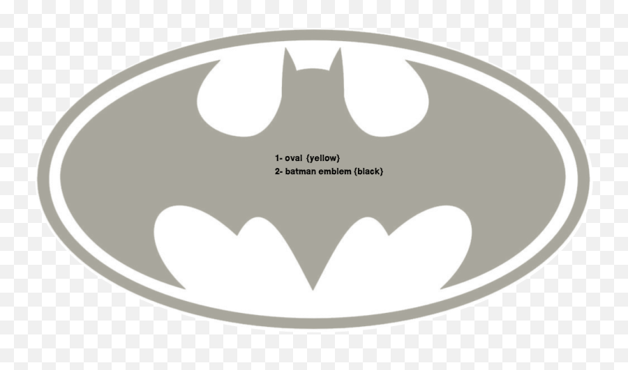 New Batman Symbol Stencil Clipart Library Png Batman - Thank You Batman Emoji,Batman Logo Outline