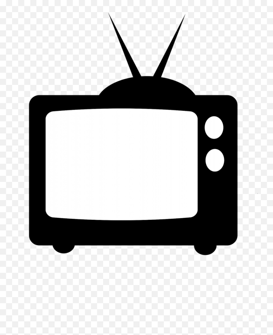Television Clipart Tv Show Television - Transparent Tv Silhouette Png Emoji,Transparent Tv Show