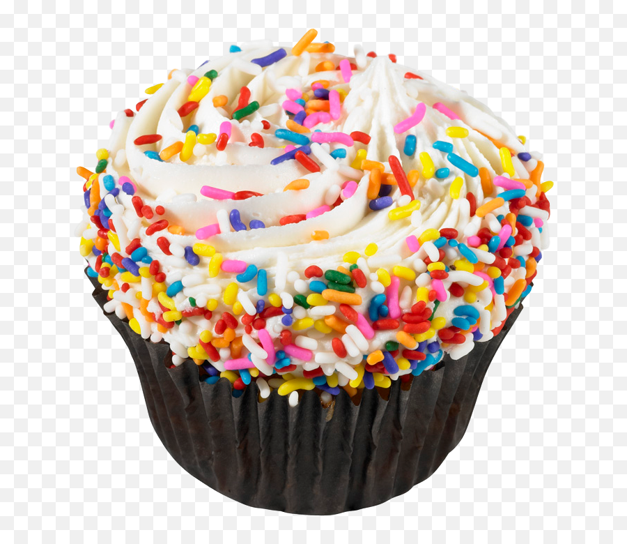 Download Vanilla Sprinkle Cupcake Image - Sprinkles Cupcake Png Emoji,Sprinkles Png