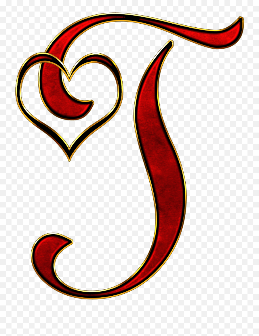 T Letter Images In Heart Clipart - T Letter Images In Heart Emoji,Letter Png
