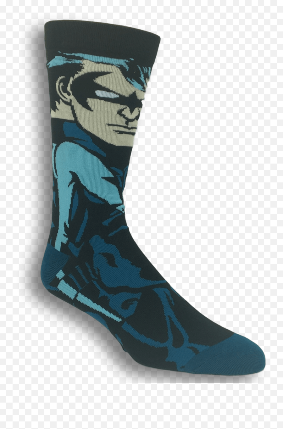 Dc Comics Nightwing 360 Superhero Socks - Fictional Character Emoji,Nightwing Png