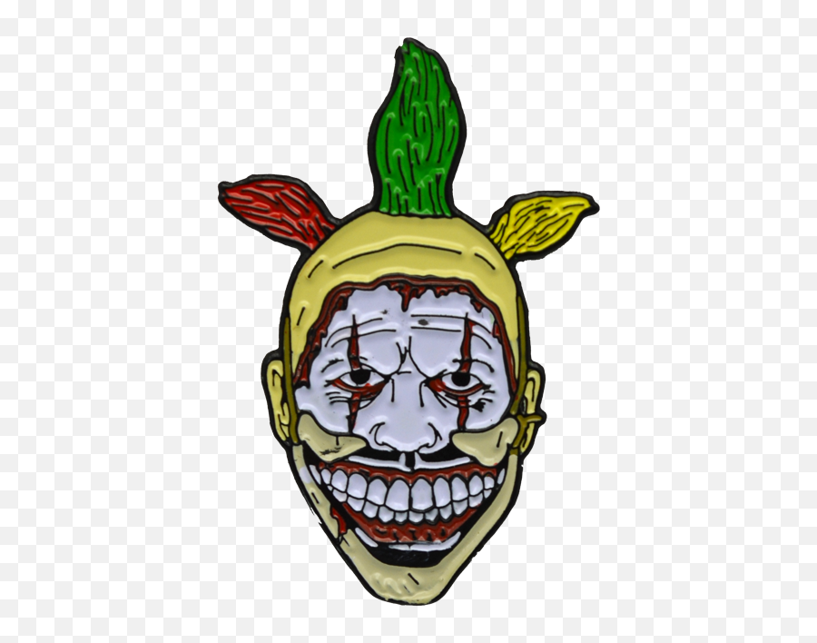 American Horror Story Freak Show - Twisty The Clown Enamel Pin Sticker Twisty Le Clown Emoji,American Horror Story Logo