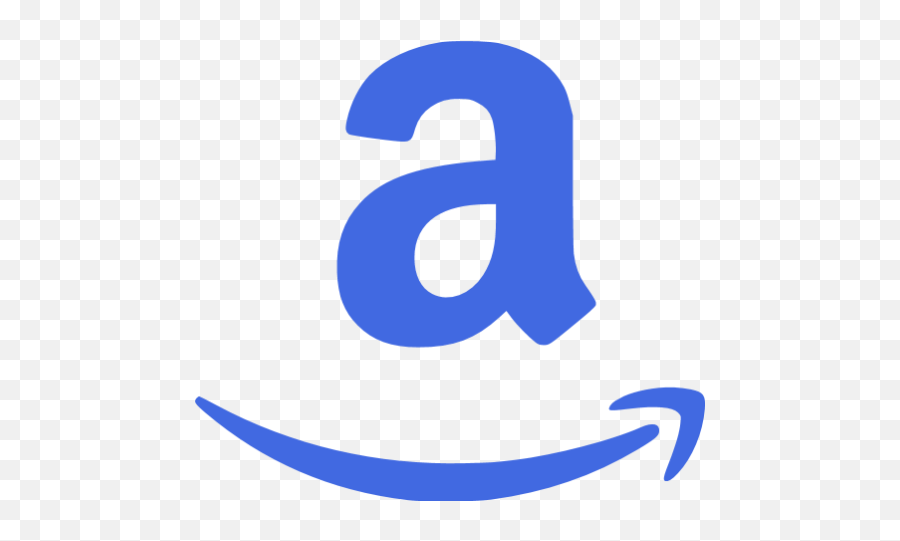 Royal Blue Amazon Icon - Transparent Blue Amazon Logo Emoji,Amazon Logo