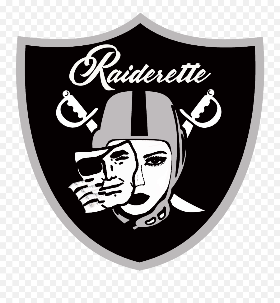 Raiderettes Logo - Logo Las Vegas Raiders Emoji,Raiders Logo