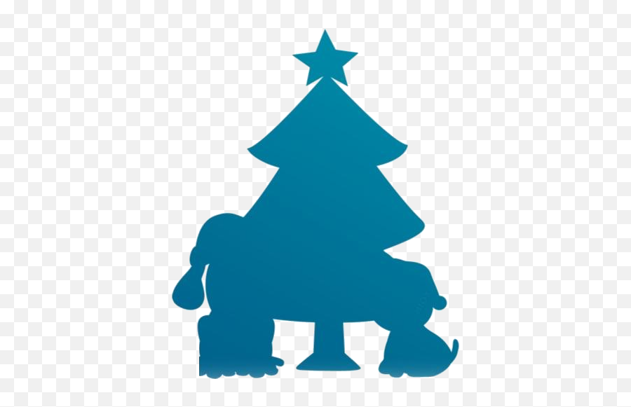 Transparent Pets Under Christmas Tree - New Year Tree Emoji,Christmas Tree Clipart Png