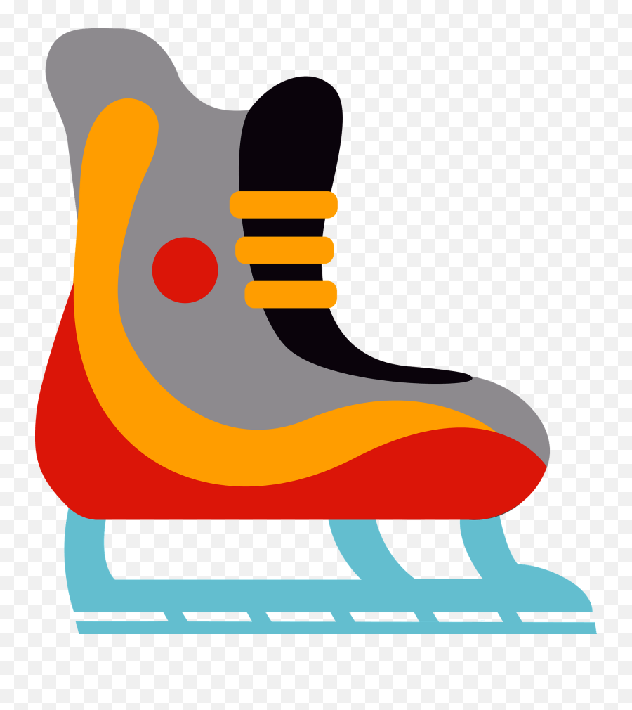 Ice Hockey Skate Clipart Emoji,Hockey Skates Clipart