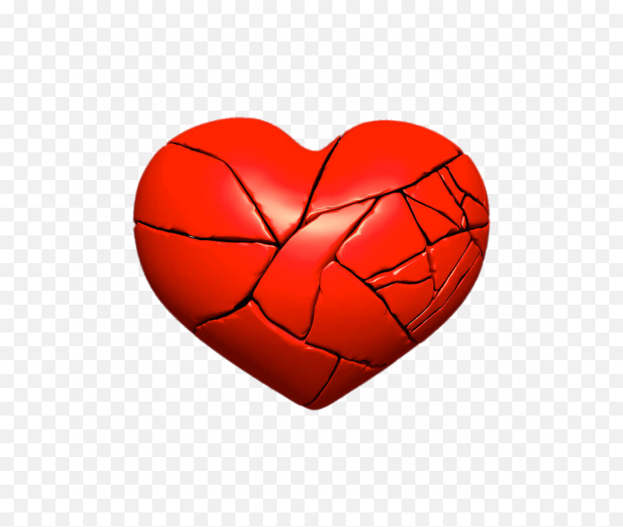 Fractured Broken Heart Emoji,Transparent Broken Heart