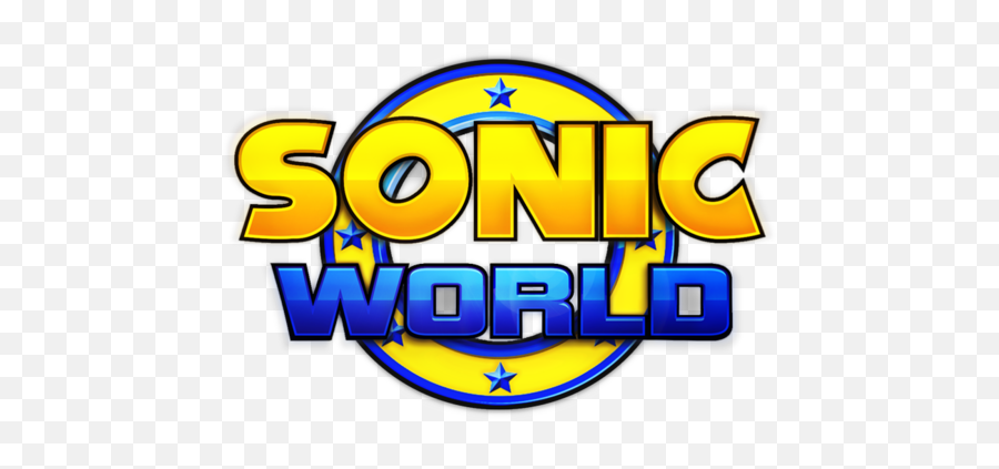 Logo For Sonic World - Sonic World Logo Transparent Emoji,World Logo