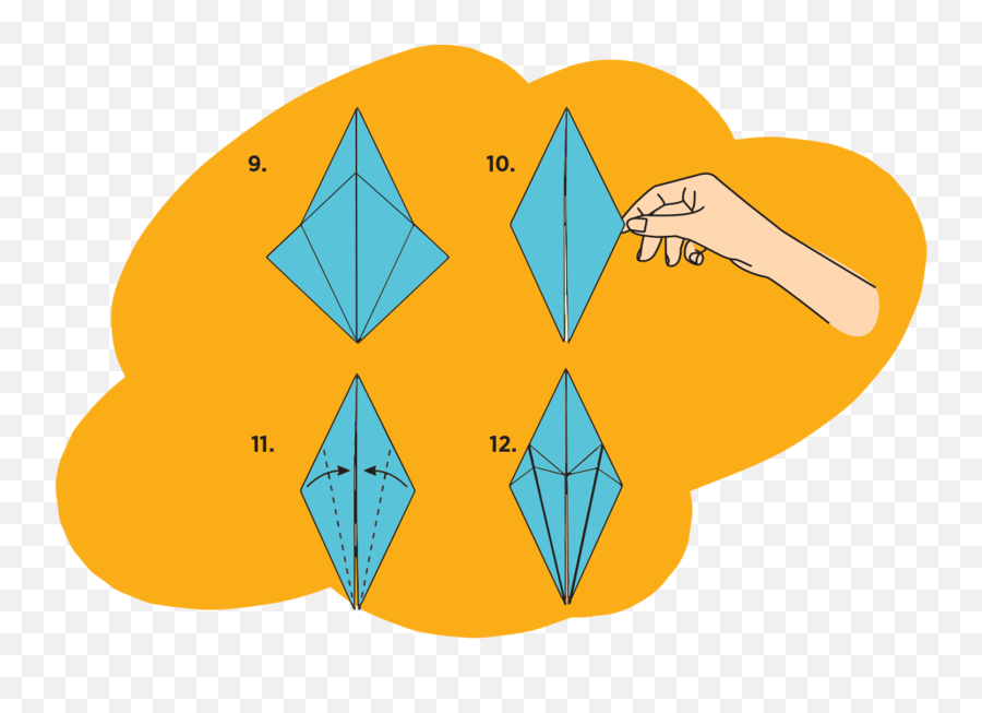 Make An Origami Paper Stork - Language Emoji,Warner Animation Group Logo