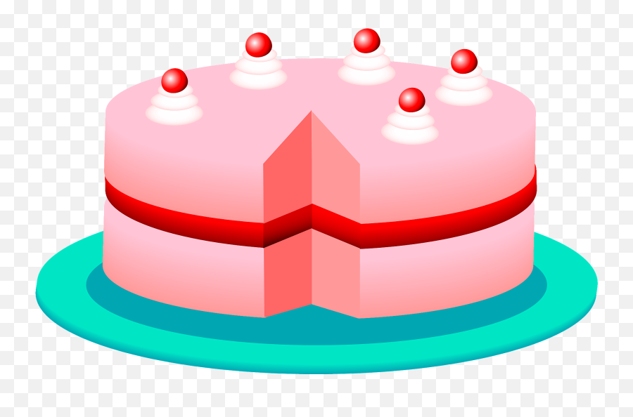 Pink Cake Clipart - Cake Clip Art Emoji,Cake Clipart