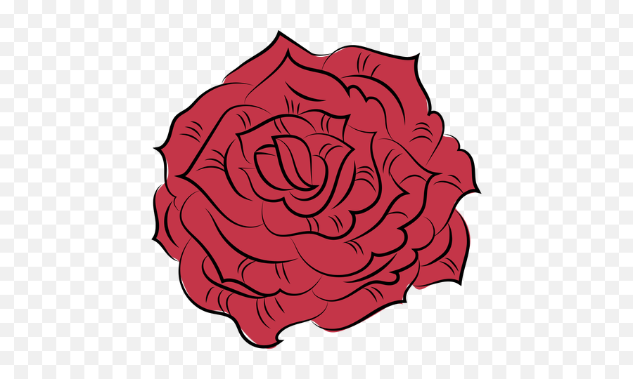 Single Rose Nature Hand Drawn Transparent Png U0026 Svg Vector Emoji,Day Of The Dead Flowers Clipart