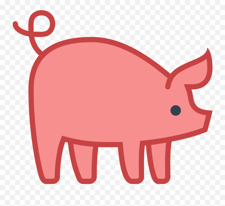 Transparent Pig Cartoon Png - Pig Icon Png Clipart Full Emoji,Pig Emoji Png