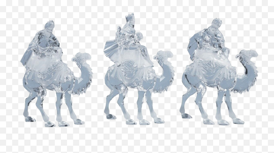 Three Kings Nativity Set - Arabian Camel Transparent Emoji,Nativity Clipart Free