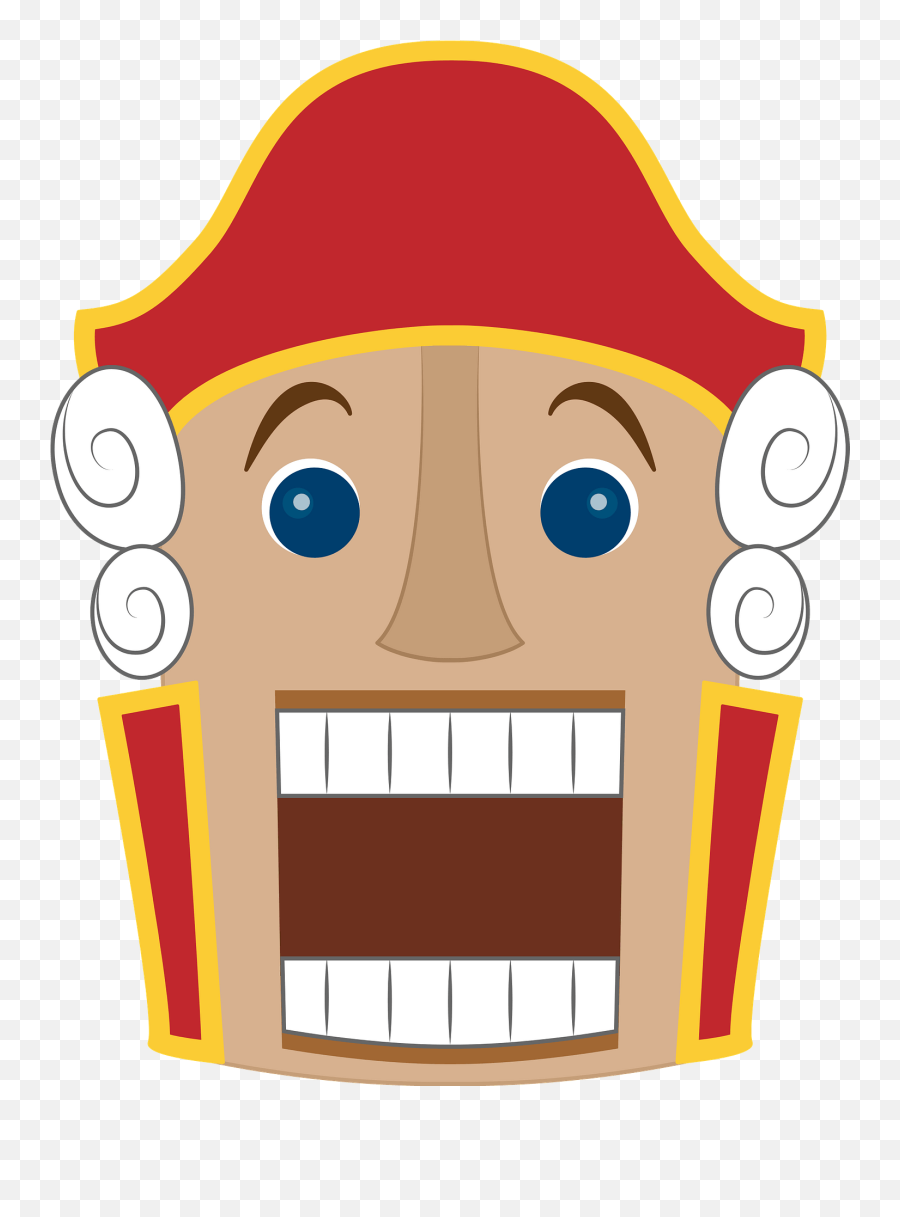 Nutcracker Face Clipart - Nutcracker Open Mouth Clipart Emoji,Nutcracker Clipart