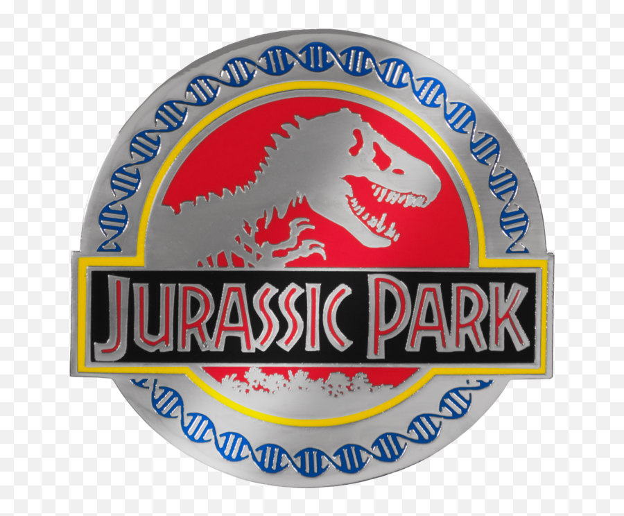 Jurassic Park - Jurassic Park Logo Doublesided Challenge Coin Jurassic Park Emoji,Jurassic Park Logo