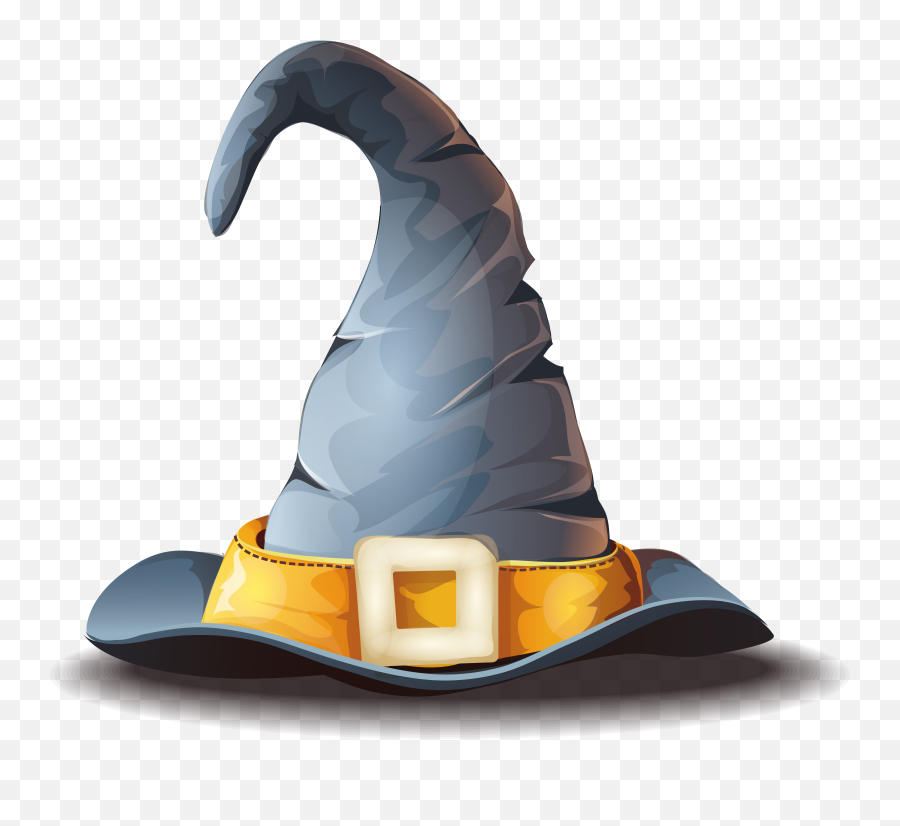 Portable Network Graphics Halloween Hat Design Illustrator - Blue Wizard Hat Art Emoji,Transparent Background Illustrator