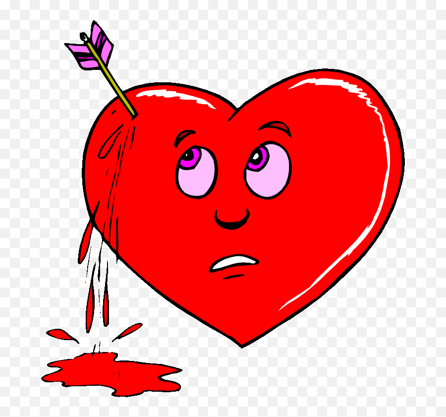 Free Real Heart Clipart Download Free Clip Art Free Clip - Bleeding Heart With A Smile Emoji,Human Heart Clipart
