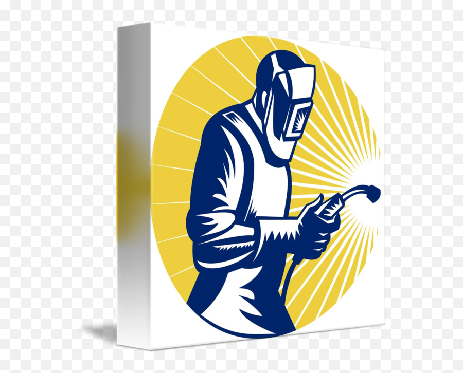Welder Welding At Work Style By Aloysius - Welding Clip Art Welder Emoji,Welding Clipart