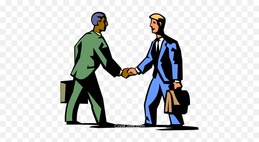 Businessman Shaking Hands Royalty Free - Businessmen Shaking Hands Png Emoji,Shaking Hands Clipart