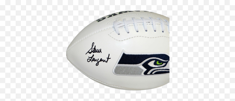 Steve Largent Seattle Seahawks Signed Seattle Seahawks Logo Football With Hof Jsa Coa - Seattle Seahawks Logo Svg Emoji,Seattle Seahawks Logo