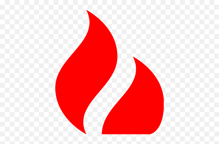 Red Fire Icon - Red Fire Icon Png Emoji,Fire Icon Png