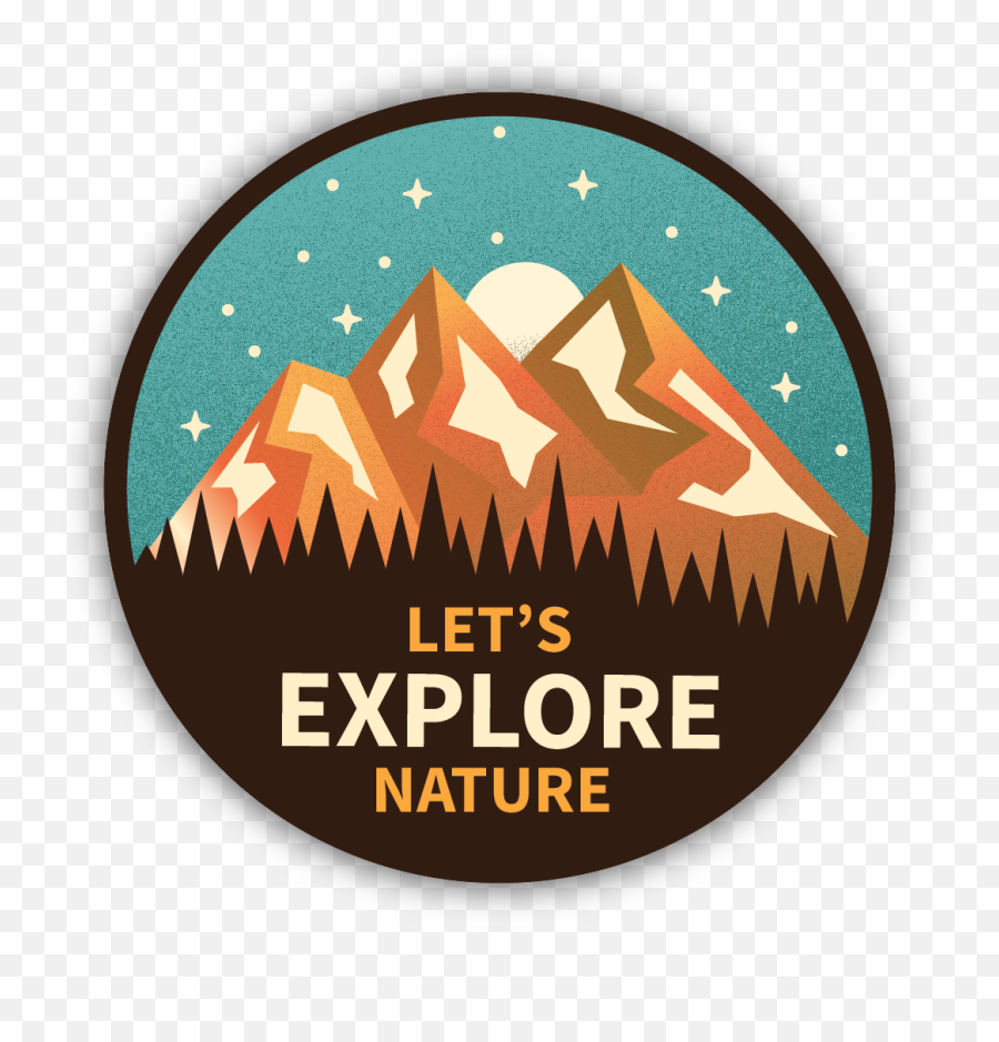 Lets Explore Nature Sticker - Exxplore Naature Emoji,Outdoor Logos