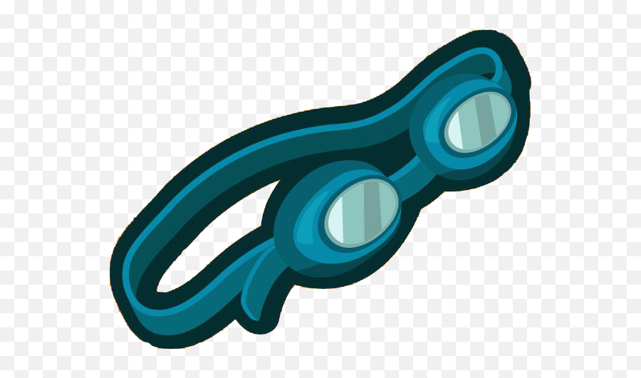 Download Hd Swimming Goggles - Swiming Goggles Clip Art Emoji,Goggles Clipart