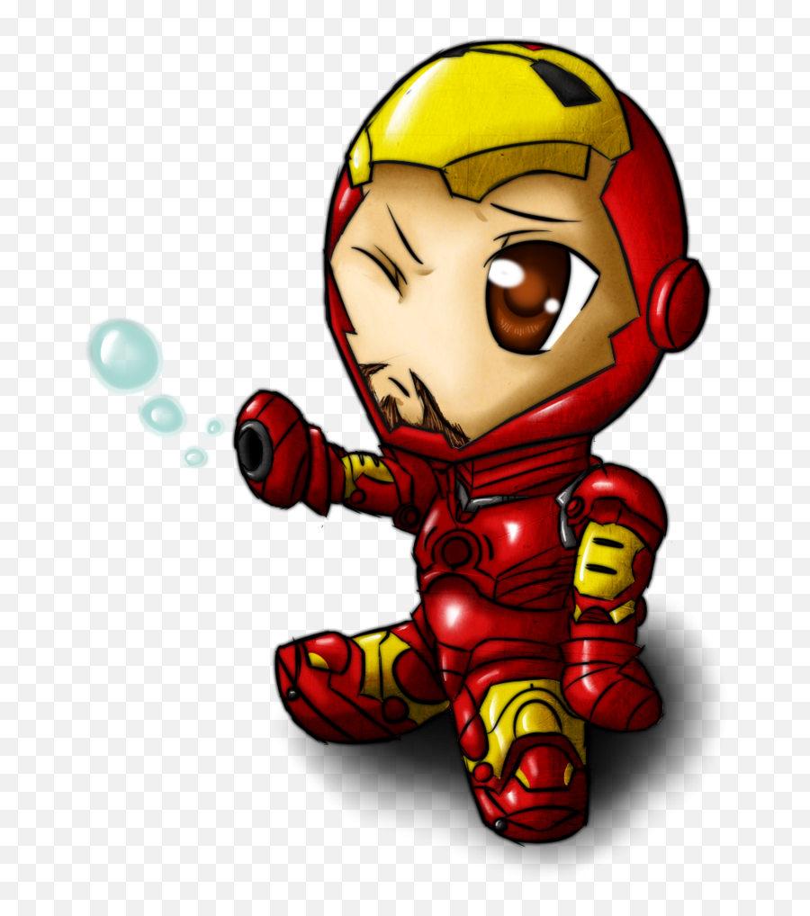 Iron Man Baby Friend Of Thor Clipart - Cute Iron Man Cartoon Emoji,Thor Clipart