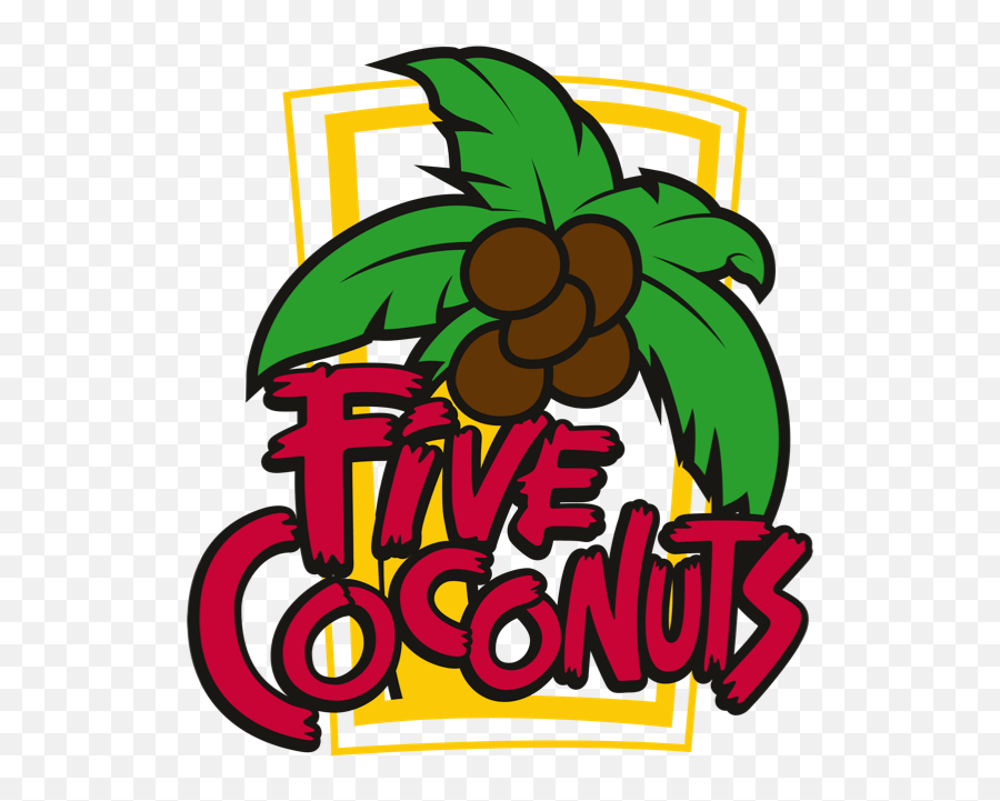 Five Coconuts Bar U2013 Wilson Boatyard Marina Emoji,Coconut Logo