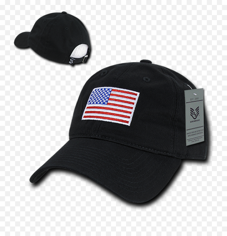 Black Red White U0026 Blue Us American Flag United States America Polo Tonal Baseball Hat Cap Emoji,Black And White American Flag Png