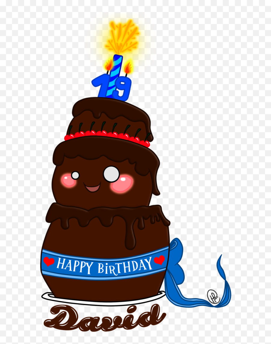 Happy Birthday David Clipart - Birthday Cake Png Download Emoji,Happy 50th Birthday Clipart