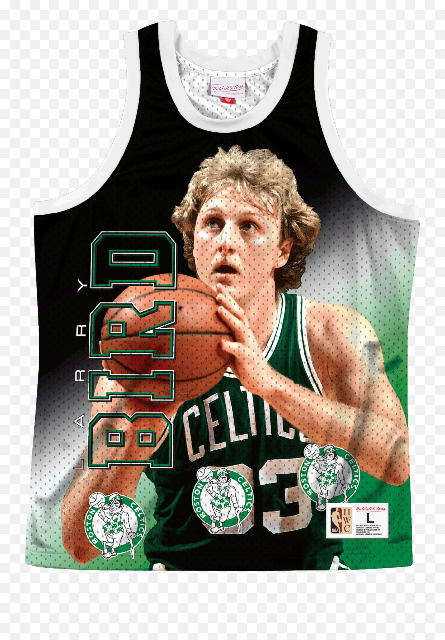 Nba Behind The Back Tank Celtics Larry Bird Emoji,Larry Bird Png