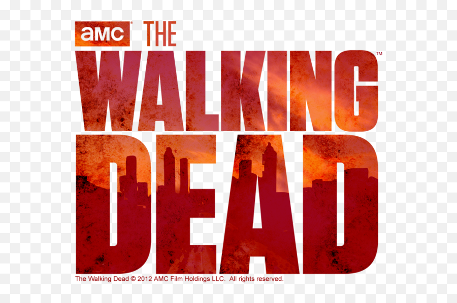 The Walking Dead Blood Logo Sticker - Language Emoji,The Walking Dead Logo