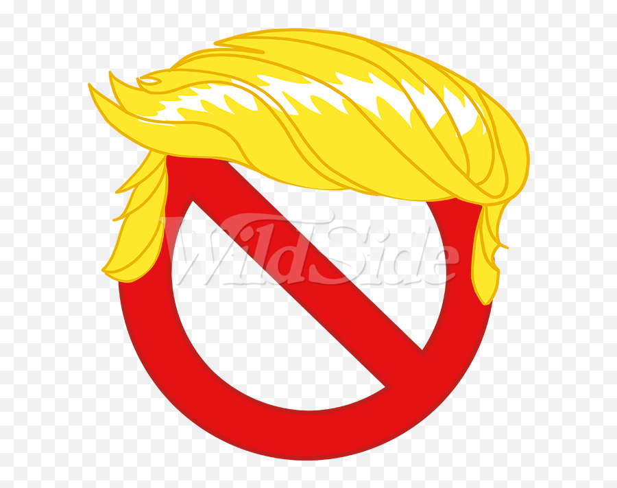 Trump Hair With Symbol Clipart - Trump Hair Symbol Emoji,Trump Clipart