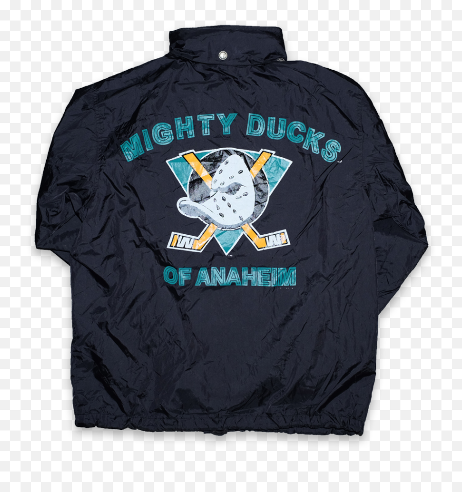 Vintage Anaheim Mighty Ducks Rain Jacket Xlarge - Long Sleeve Emoji,Mighty Ducks Logo